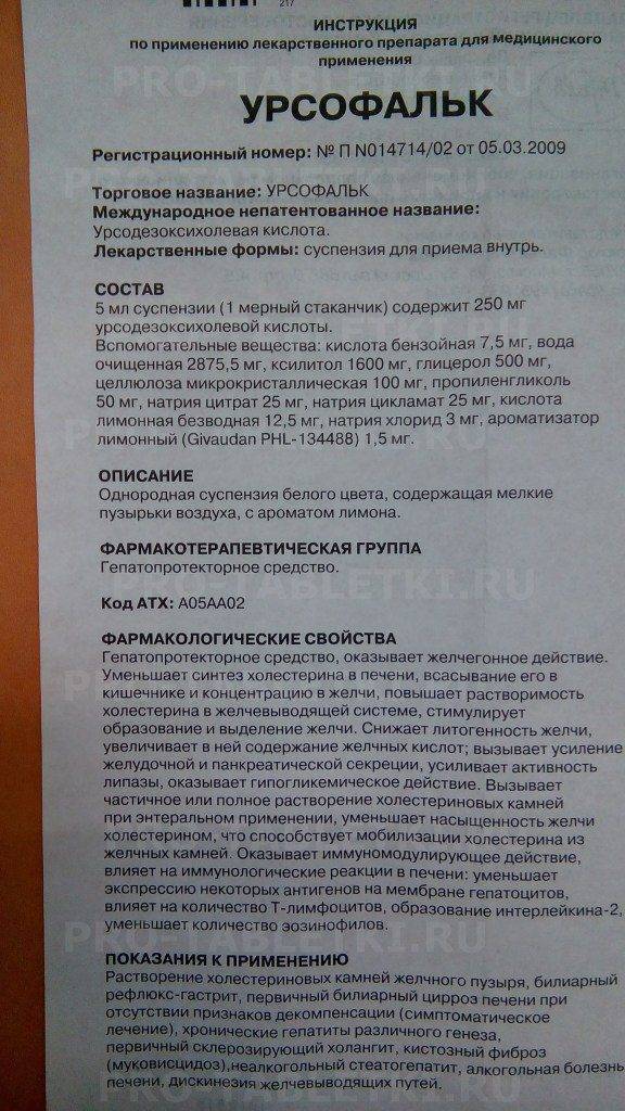 Урсофальк для кошек - инструкция по применению препарата
