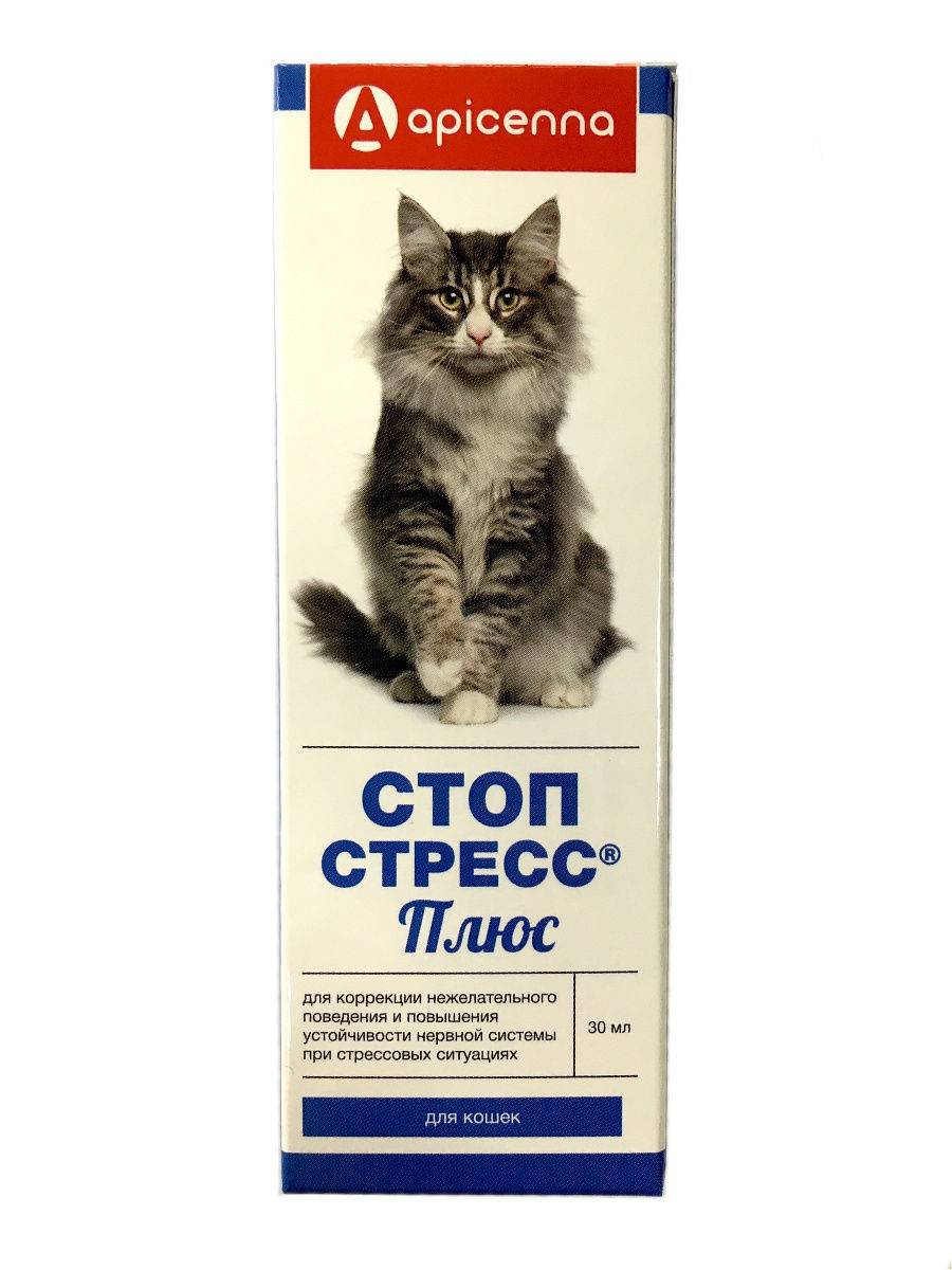 Капли стоп-стресс для кошек - инструкция по применению