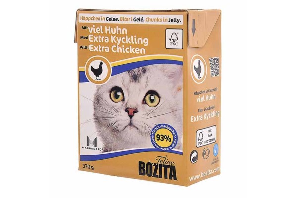 Обзор влажных кормов фирмы бозита (bozita) для котенка и взрослого кота