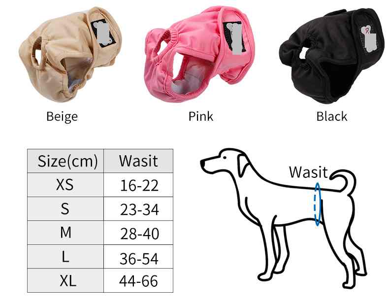 Памперсы (подгузники) для собак мелких, средних и крупных пород