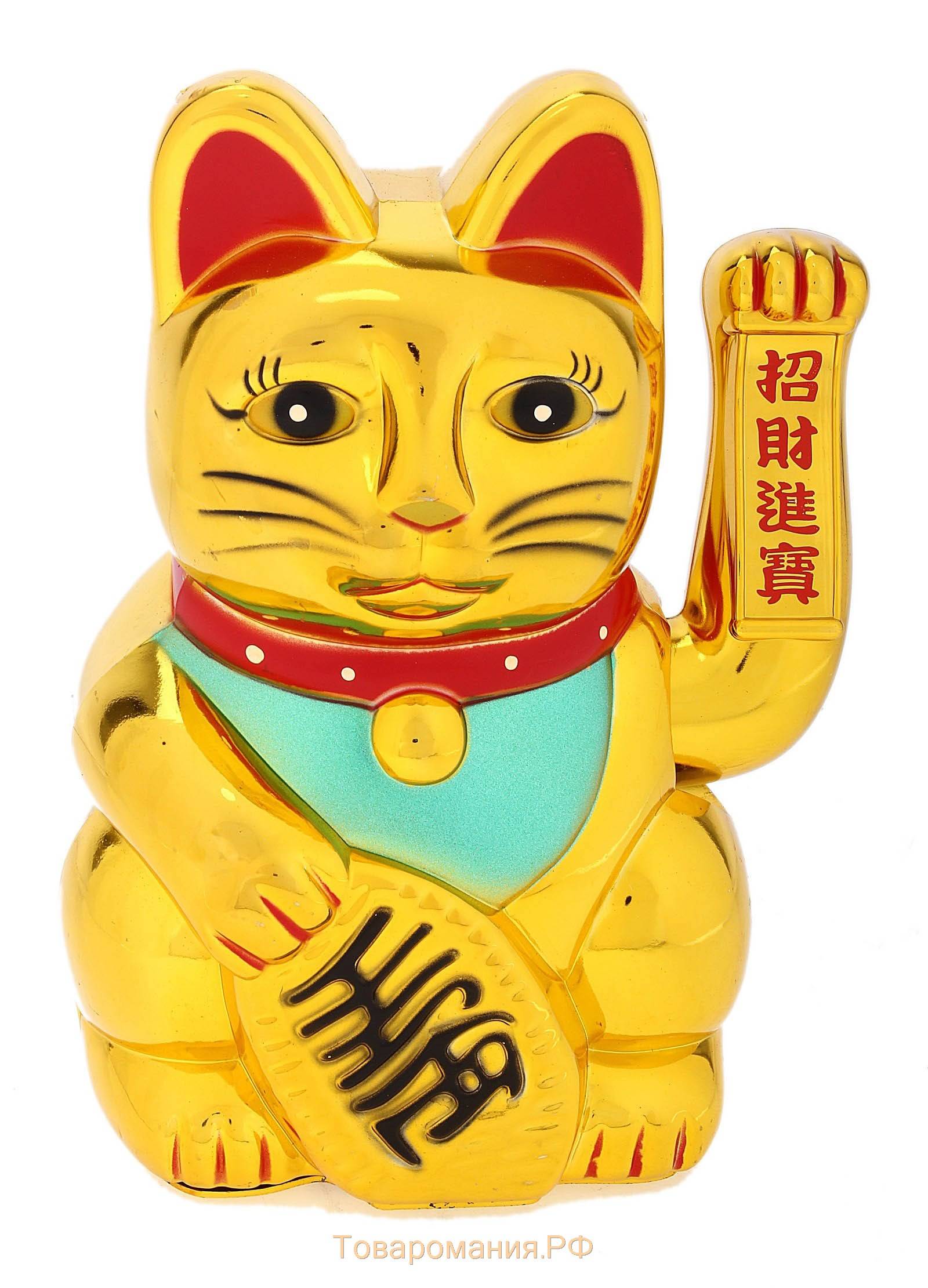 Манеки неко — японская кошка с поднятой лапой
