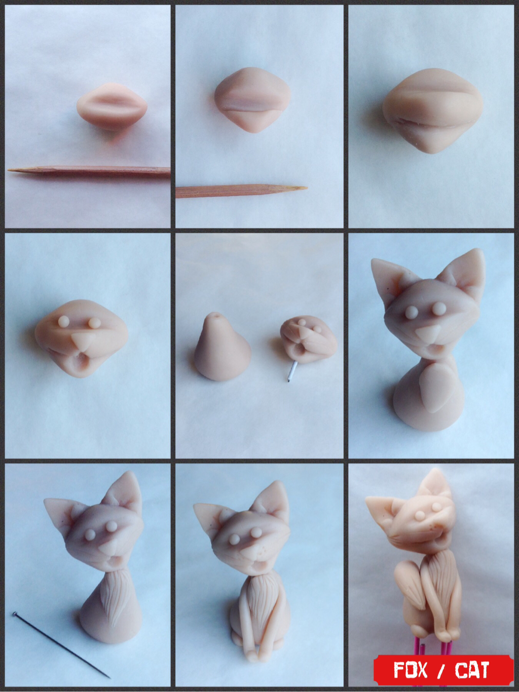 Как сделать кошку из пластилина: делаем кошечку из монстр хай поэтапно с фото