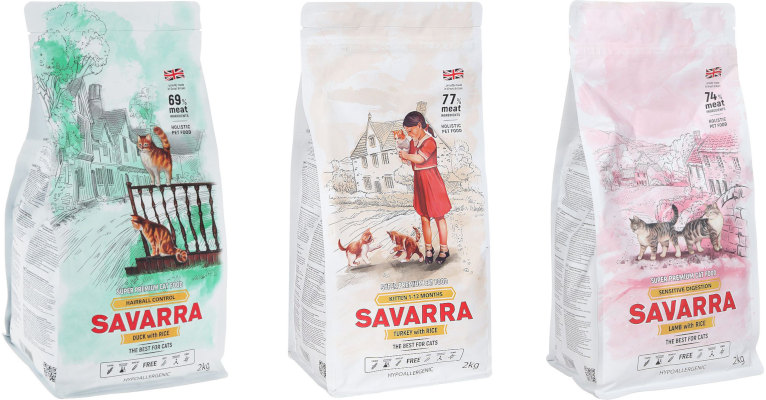 Кошачий корм savarra — полный обзор корма, отзывы