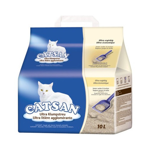 Catsan — популярный наполнитель для кошачьего туалета