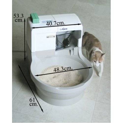 Самоубирающийся туалет для кошек