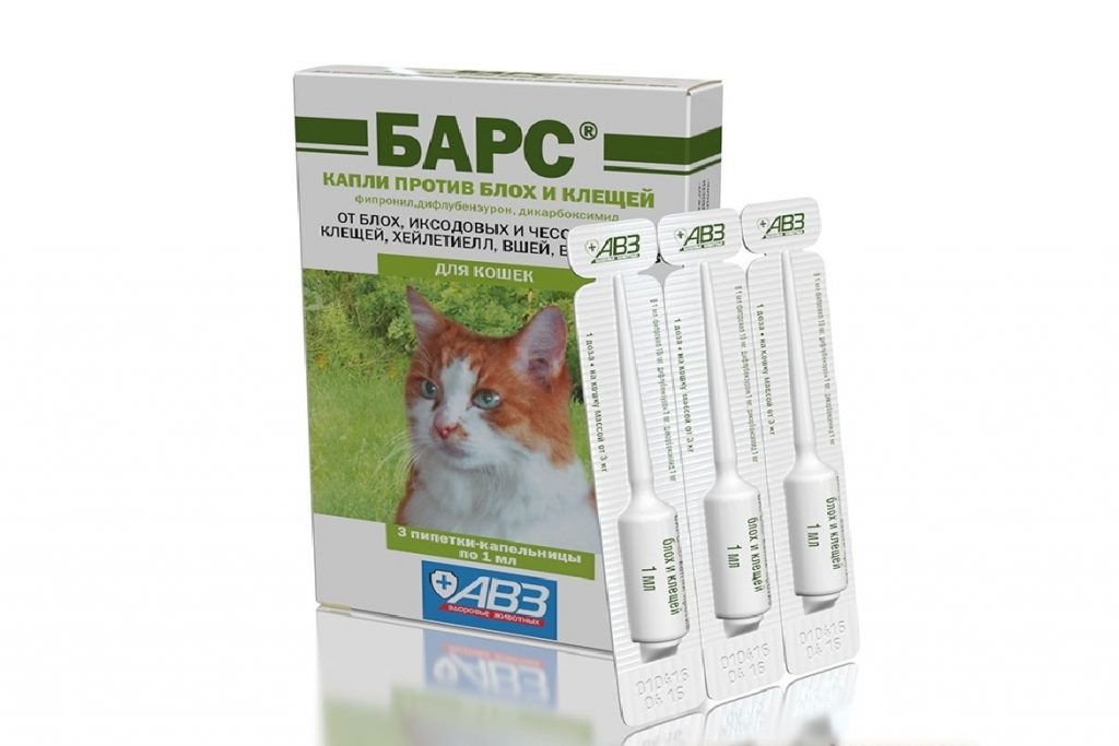 Капли барс: средство от блох и клещей для кошек, инструкция по применению, спрей, барс форте для котят