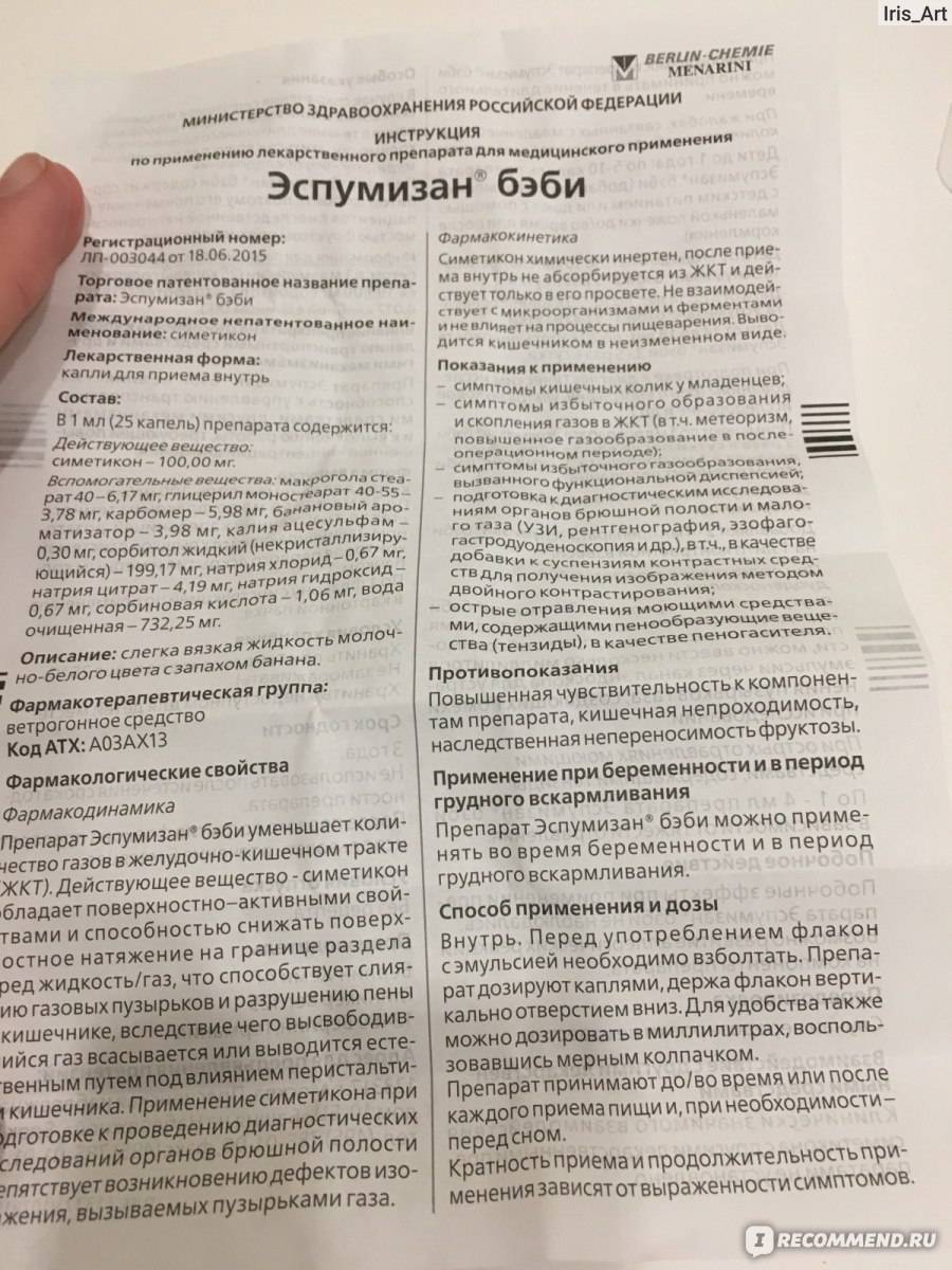Колики у детей