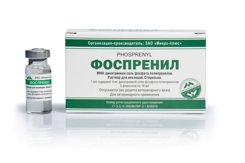 «фоспренил» для кошек: инструкция по применению