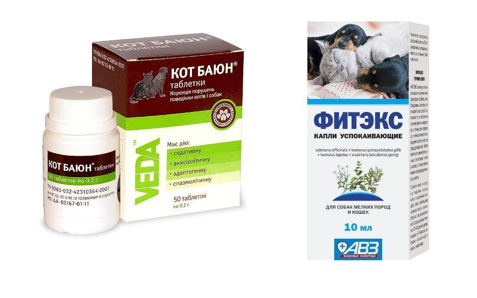 Успокоительный препарат для кошек фитэкс