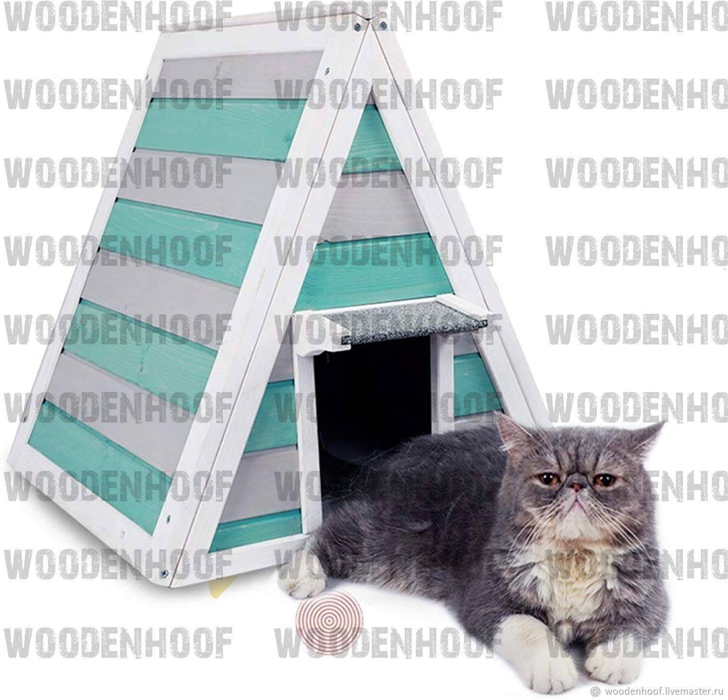 Современные домики для кошки: основные виды и требования к жилищу