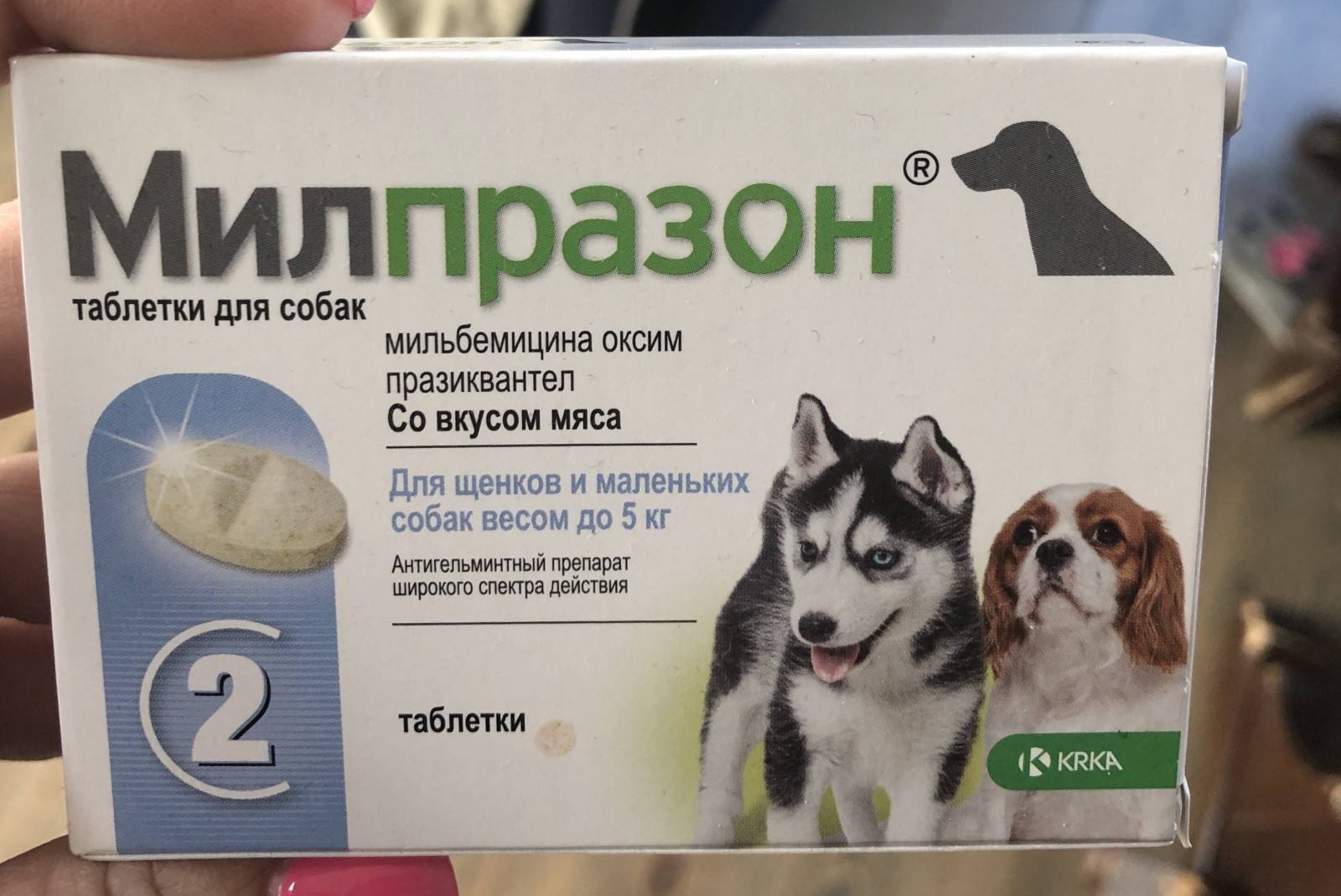 Мать давала таблетки для собак