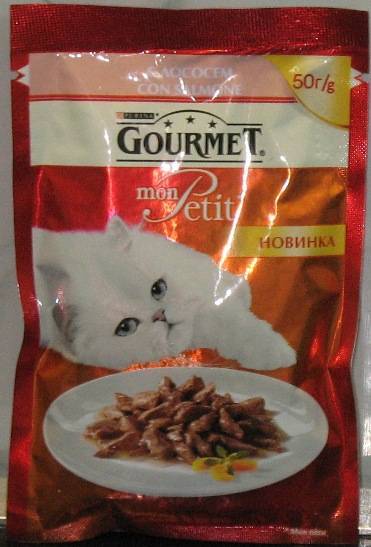 Отзывы о корме gourmet (гурме) для кошек