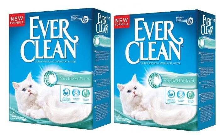 Наполнитель для кошачьего туалета фирмы Ever Clean