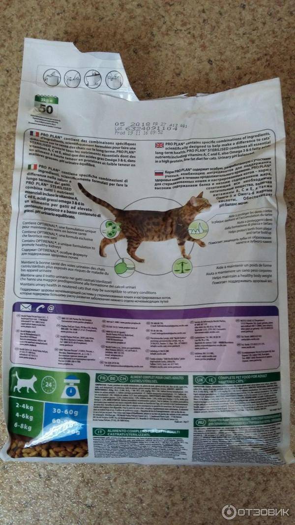 Как характеризуется корм для кошек и котят проплан: производство и состав, виды питания, отзывы ветеринаров