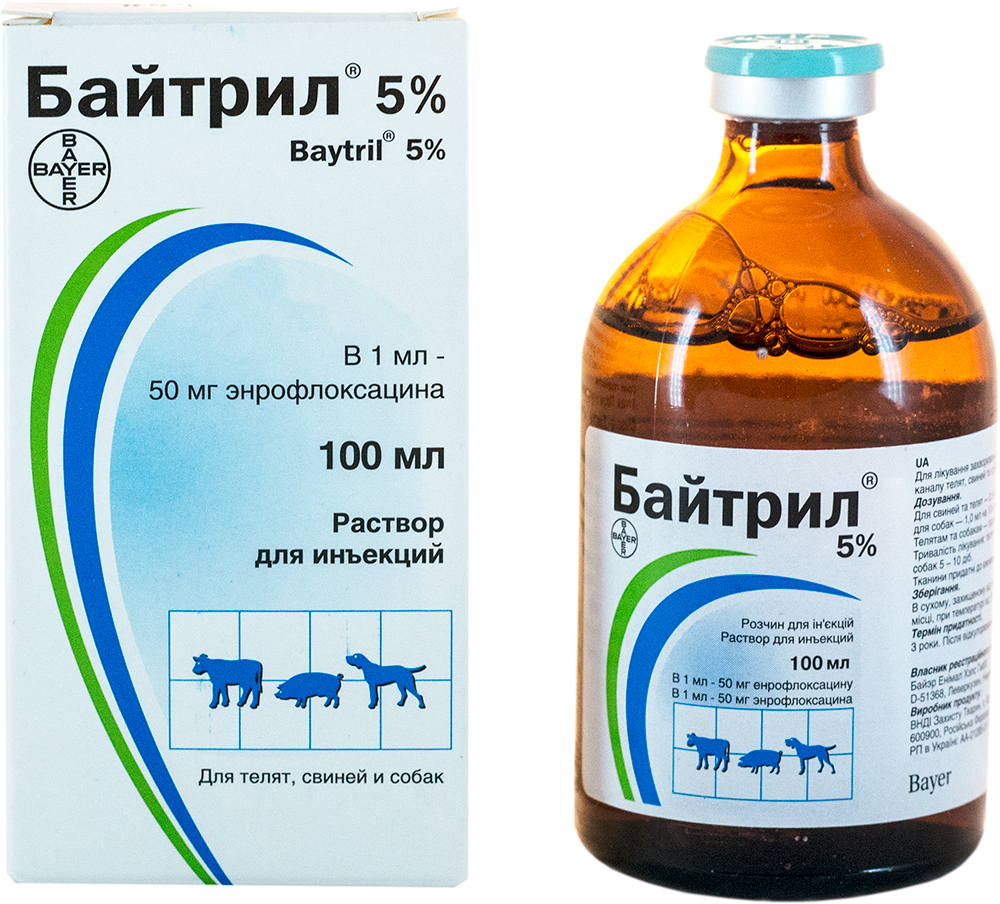 Байтрил для кошек: инструкция по применению, дозировка, как и куда колоть
