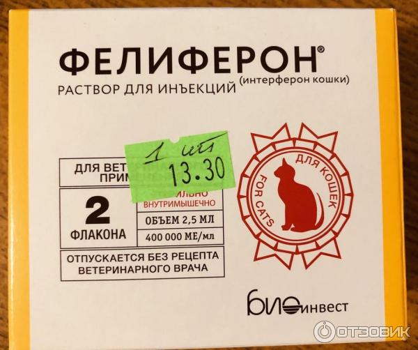 Фелиферон для кошек: инструкция по применению, аналоги, состав