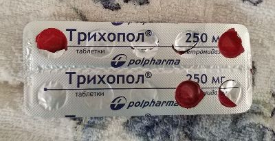 Трихопол - инструкция по применению в гастроэнтерологии
