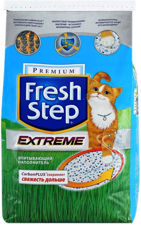 Наполнитель для кошачьего туалета fresh step: обзор и отзывы