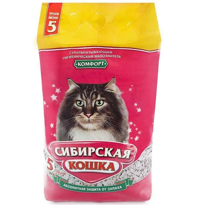 Наполнитель для кошачьего туалета «сибирская кошка»