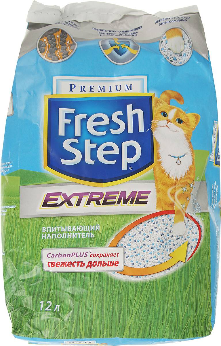 Наполнитель для кошачьего туалета fresh step: основные свойства и разновидности
