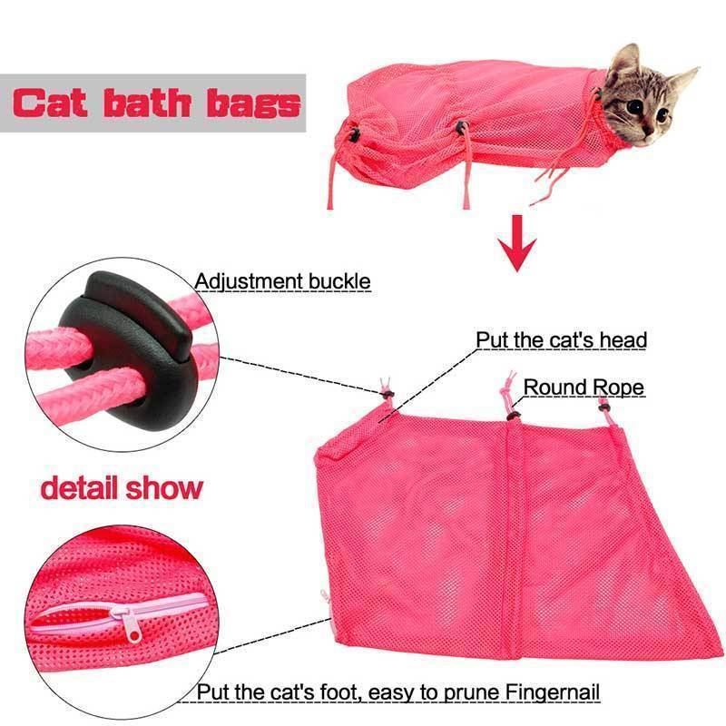 Сетка-мешок для купания кошек – в чем преимущества использования приспособления?