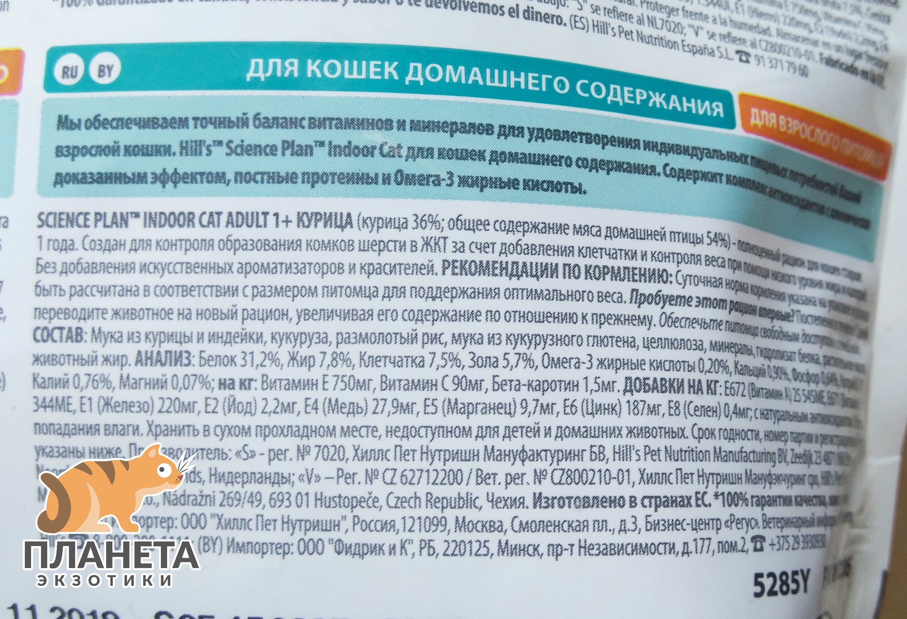 Обзор кормов бренда хиллс для кошек