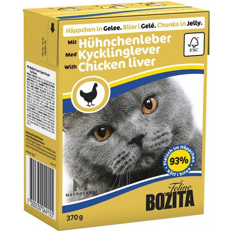 Обзор корма для кошек бозита (bozita): виды, состав, отзывы
